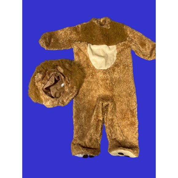 Adorable Infant Lion Costume 6-12 Months Fuzzy & Cozy for Baby's First Roar - Picture 2 of 8
